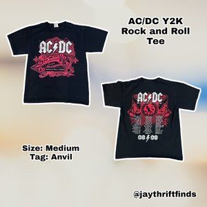 AC/DC Y2K Rock and Roll Tee